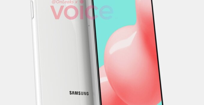ภาพเรนเดอร์เครื่อง Samsung Galaxy A32 5G กล้องหลัง 4 ตัว ไม่มีกรอบ