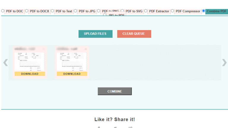 เว็บรวมไฟล์ PDF ฟรีออนไลน์ combine pdf howto