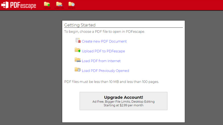 เว็บรวมไฟล์ PDF ฟรีออนไลน์ pdfescape