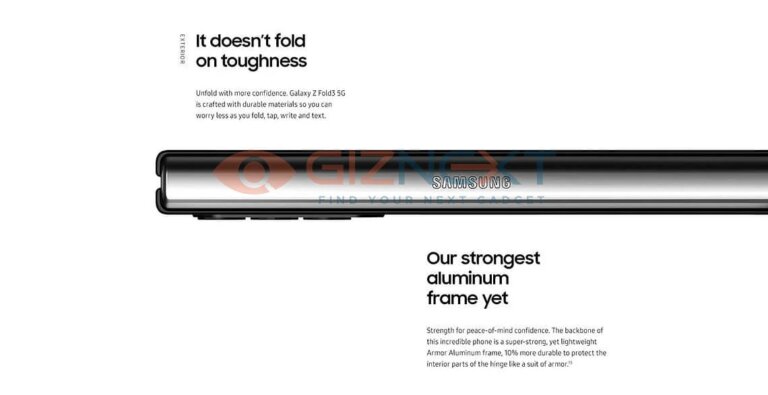 Brochure Samsung Galaxy Z Fold3 5G 8