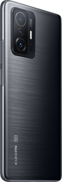 Xiaomi 11T Pro black back left angle