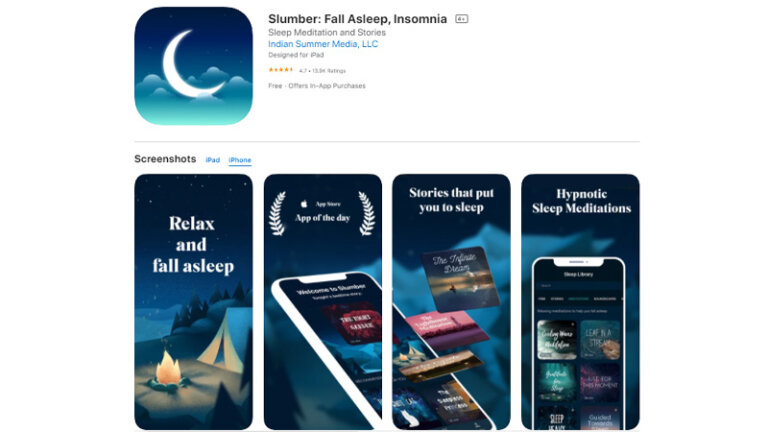 ios15 เปิดเสียงฝนเสียงธรรมชาติกล่อมนอน slumber