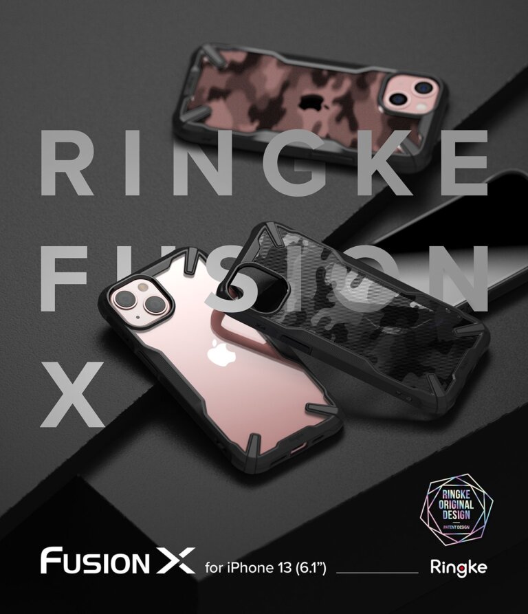 Ringke FusionX iPhone13 Black 2 1
