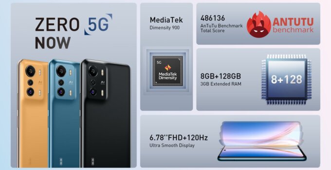 Infinix ZERO 5G สมาร์ตโฟน 5G ที่โดดเด่นด้วยคุณภาพ มาพร้อมคะแนน AnTuTu กว่า 486,136 คะแนน ในช่วงเรทราคาเพียง 7,000 บาท