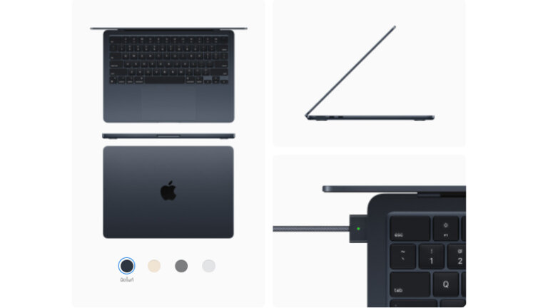 สเปค MacBook Air M2 กับ MacBook Pro M2 ราคา เปิดตัว 2