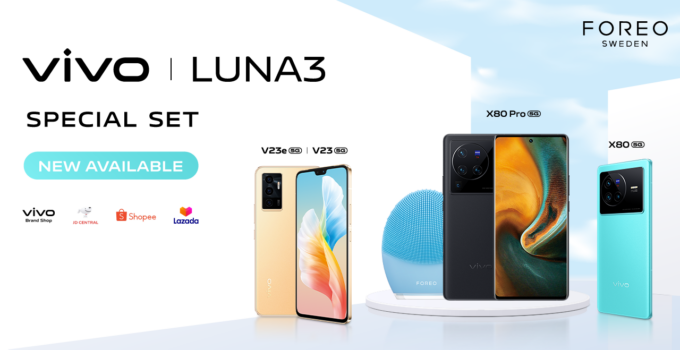 vivo Thailand เอาใจลูกค้า เพิ่ม Special Set สมาร์ตโฟนรุ่นฮิตพร้อมกับ Foreo Luna 3 เริ่มจำหน่ายวันแรกแคมเปญ 7.7 นี้!