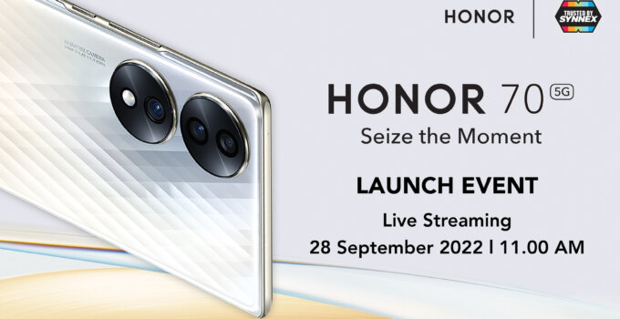 HONOR พร้อมลุยตลาดไทยแบบจัดเต็ม เตรียมเปิดตัว “HONOR 70” สมาร์ทโฟนสุดยอดนวัตกรรมกล้อง โดนใจสาย Vlog พร้อมขนผลิตภัณฑ์ครอบคลุมครบจบที่แบรนด์เดียว พบกัน 28 กันยายนนี้