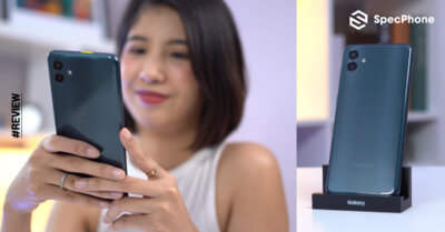 รีวิว Samsung Galaxy A04 น้องเล็กสุด แต่สเปคไม่เล็ก ได้กล้อง 50MP และแบตเตอรี่ 5,000 mAh ในราคาแค่ 3,999 บาท
