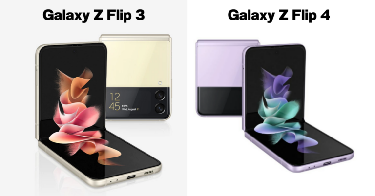 Galaxy Z Flip 3 vs Galaxy Z Flip 4