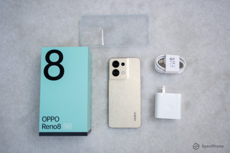 Unbox OPPO Reno8 5G 12GB SpecPhone 00030