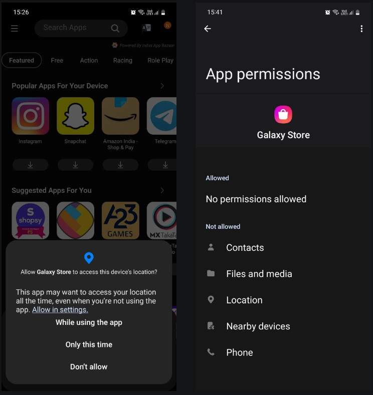 Unnecessary Permissions 001