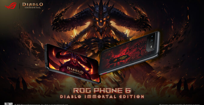 ASUS Republic of Gamers และ Blizzard Entertainment ประกาศเปิดตัว ROG Phone 6 Diablo Immortal Edition