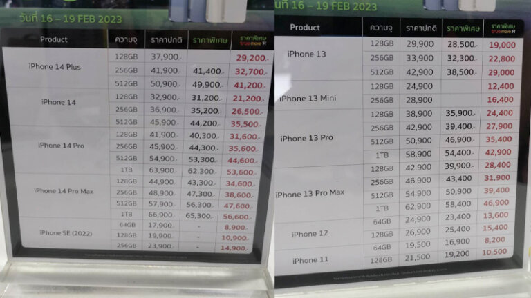 รวมโปรโมชั่นราคา iPhone ในงาน TME 2023 มีอะไรบ้าง ราคาเท่าไหร่ 4