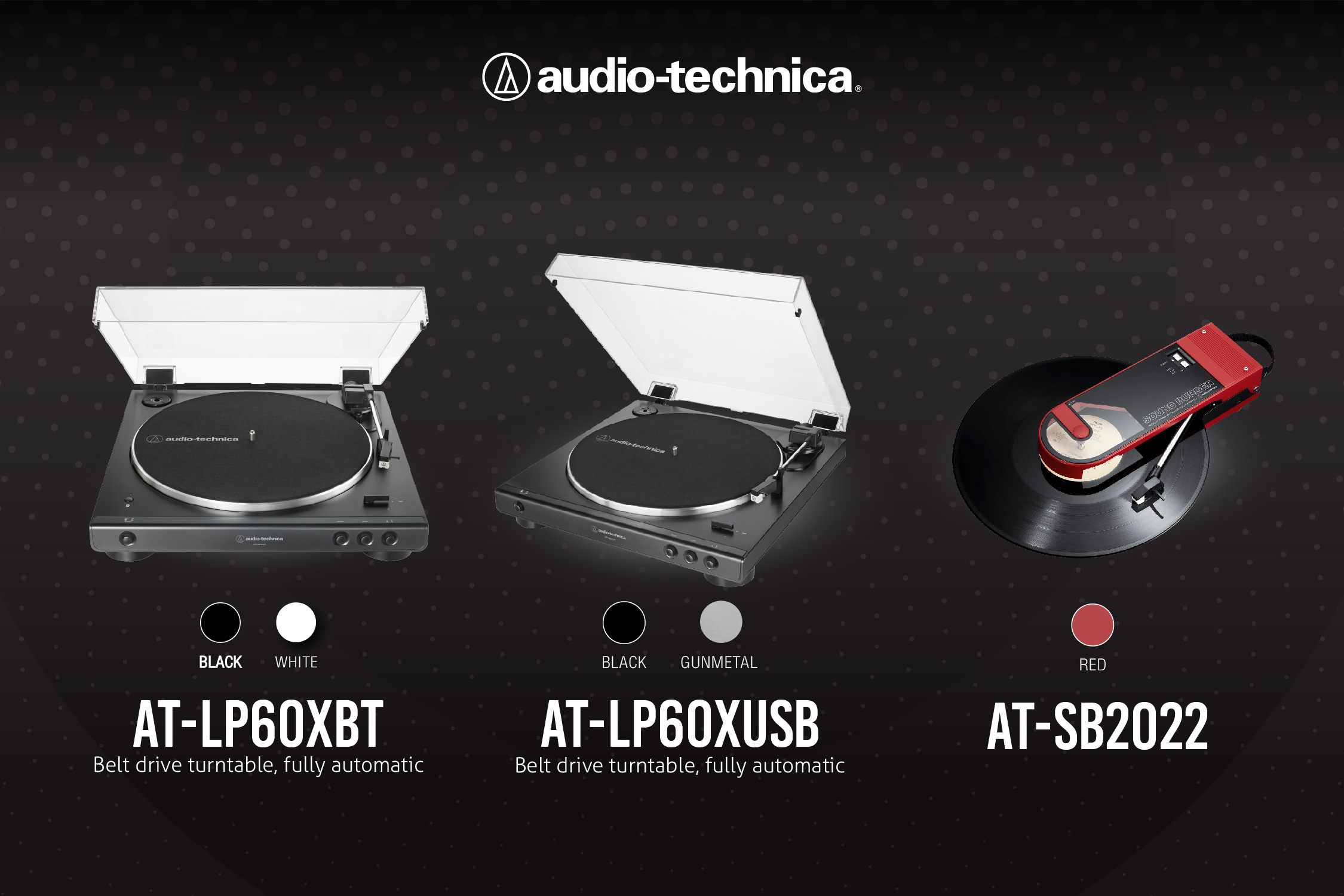 อาร์ทีบีฯ เปิดตัวเครื่องเล่นแผ่นเสียงจากแบรนด์ Audio-Technica 3 รุ่นใหม่