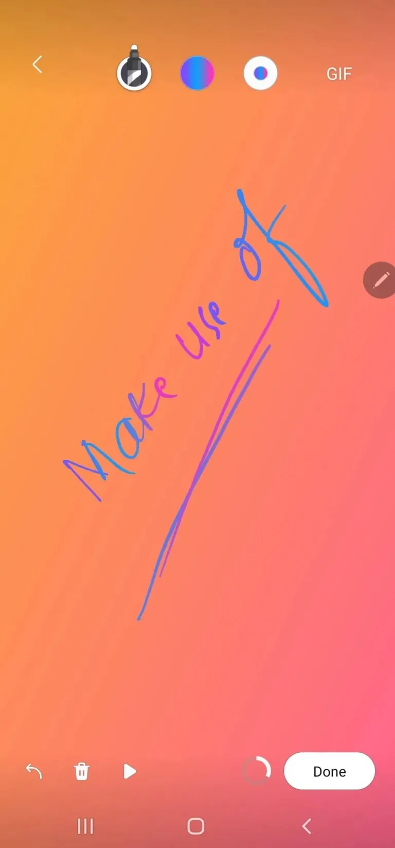 Galaxy S Pen feature Live Messages
