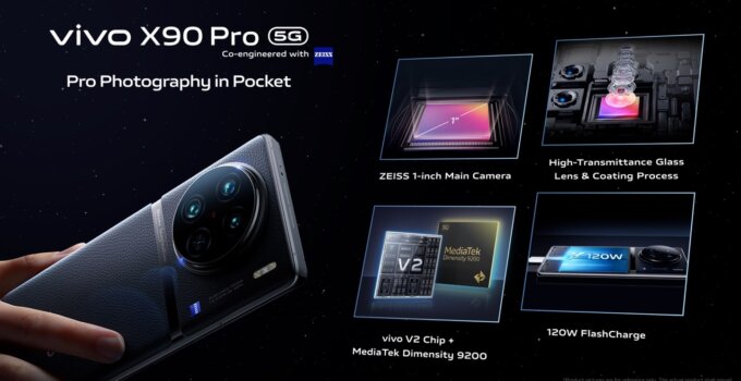 vivo เปิดตัว X90 Pro 5G สมาร์ตโฟนเรือธงใหม่ล่าสุดจาก X Series โดดเด่นด้วยดีไซน์หรู พร้อมเซนเซอร์กล้อง ZEISS ขนาด 1 นิ้ว