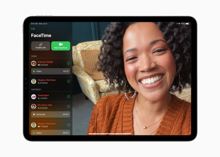 Apple WWDC23 iPadOS 17 FaceTime Messages 230605