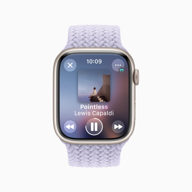 Apple WWDC23 watchOS 10 Music Now Playing 230605