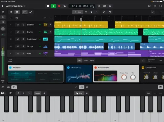 logic pro ipad 1