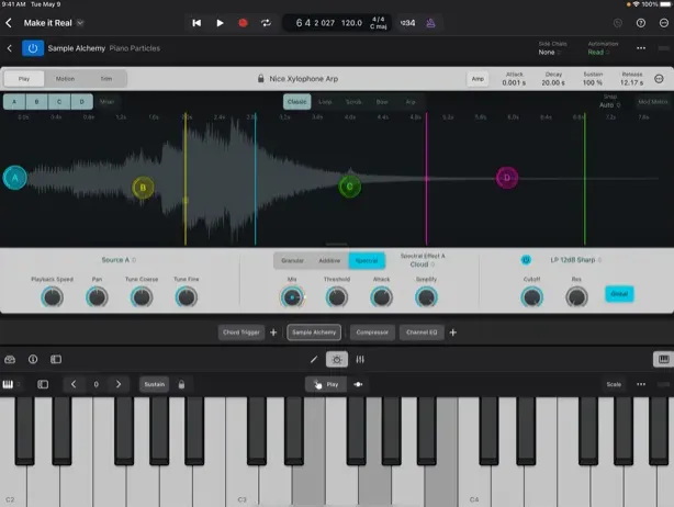 logic pro ipad 2