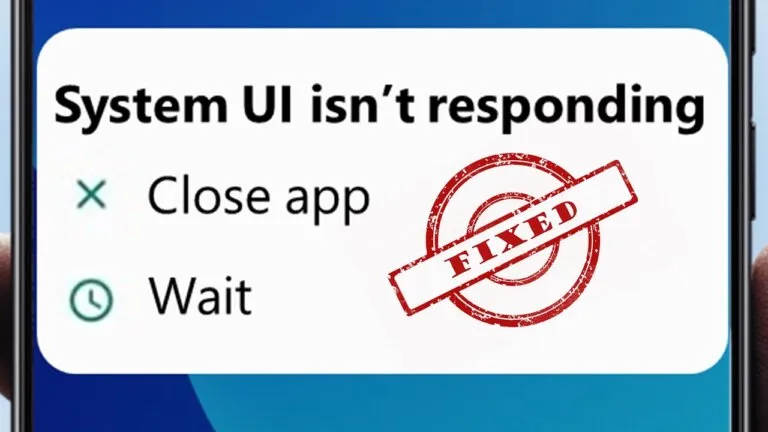 System UI Is notResponding 001