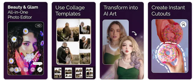 แอพแต่งรูปฟรี 2023 แต่งรูป AI แก้ไขภาพ ตัดพื้นหลัง รวมรูป iOS android 1