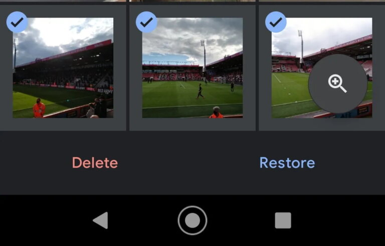 restore from google photos
