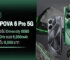 สเปค TECNO POVA 6 Pro 5G มือถือเกมมิ่งได้ชิป Dimensity 6080 จอ 120Hz แบต 6,000mAh ราคาเริ่มต้น 9,999 บาท
