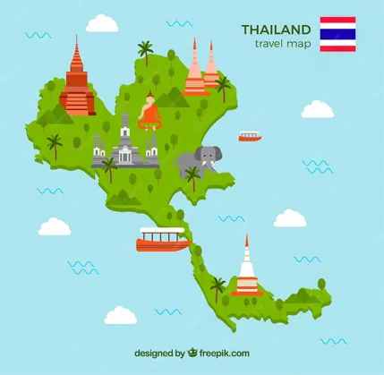 แผนที่ประเทศไทย 77 จังหวัด มีกี่ภาค 6 ภาคมีจังหวัดอะไรบ้าง แบบละเอียด 2024 1