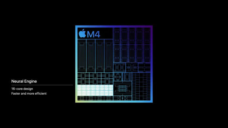 Apple M4 chip Neural Engine 240507