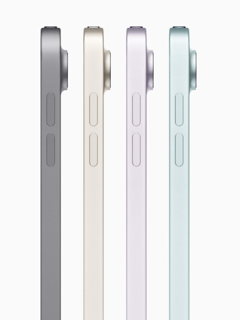 Apple iPad Air color lineup 240507