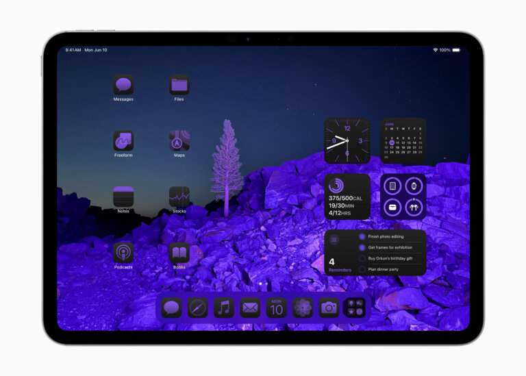 Apple WWDC24 iPadOS 18 customize Home Screen 240610