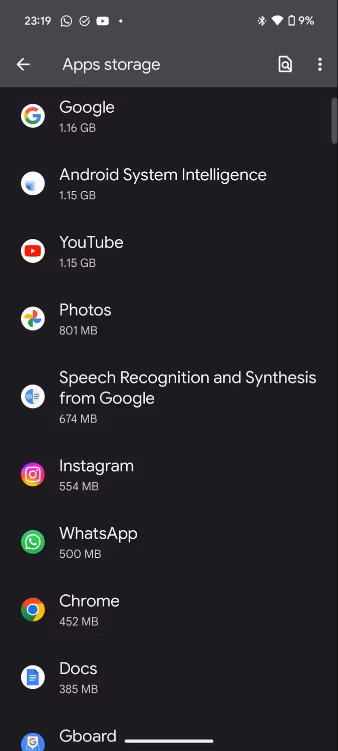 03 android app storage use