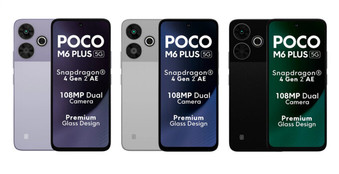 เปิดตัว POCO M6 Plus ในอินเดีย ชิป Snap 4 Gen 2 AE กล้อง 108MP ในราคาเริ่มที่ 5,xxx บาท