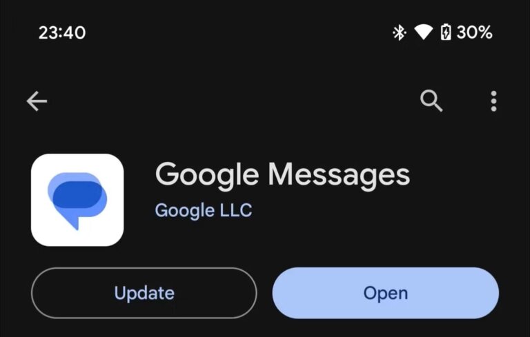 update google messages play store