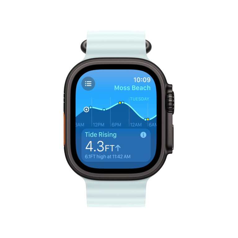 Apple Watch Ultra 2 Tides app 240909