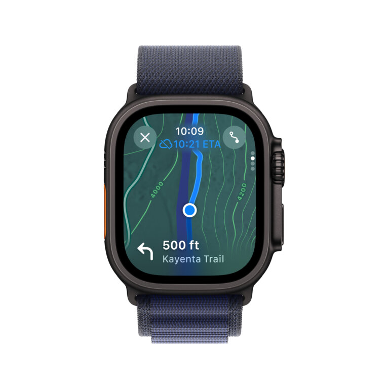 Apple Watch Ultra 2 hiking custom routes 240909