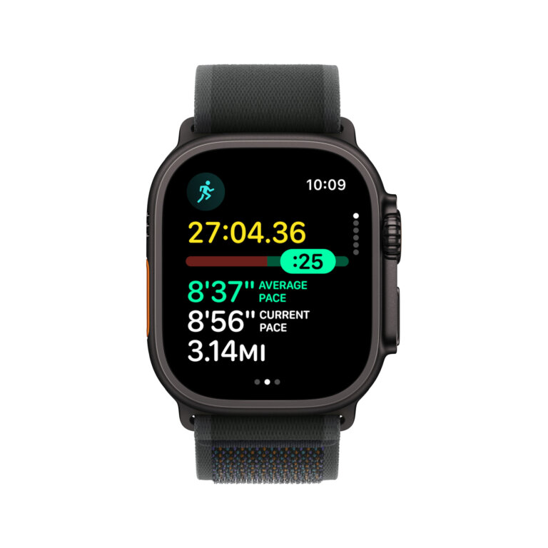 Apple Watch Ultra 2 outdoor Running Pacer 240909