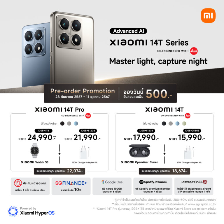 Xiaomi 14T Series Sales Information 01