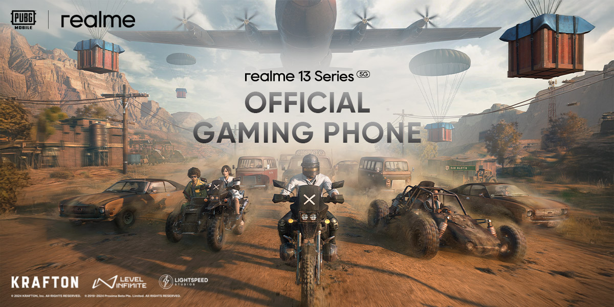 “realme” คอลแลบ “PUBG” จ่อเปิดตัวเกมมิ่งสมาร์ตโฟนรุ่นใหม่ บอกลาภาพกระตุกด้วยจอ 90Hz พร้อมระบายความร้อนขั้นเทพ ตอบโจทย์คอเกมรุ่นใหม่ในราคาจับต้องง่ายขึ้น