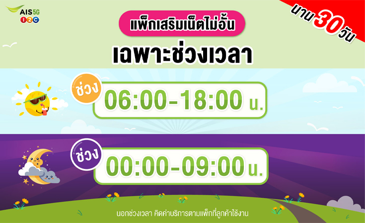 รวมโปรเน็ต AIS ไม่ลดสปีด 30 วันปี 2567ซิมเติมเงิน เน็ตไม่อั้นราคาเริ่มต้น 199 2024 2