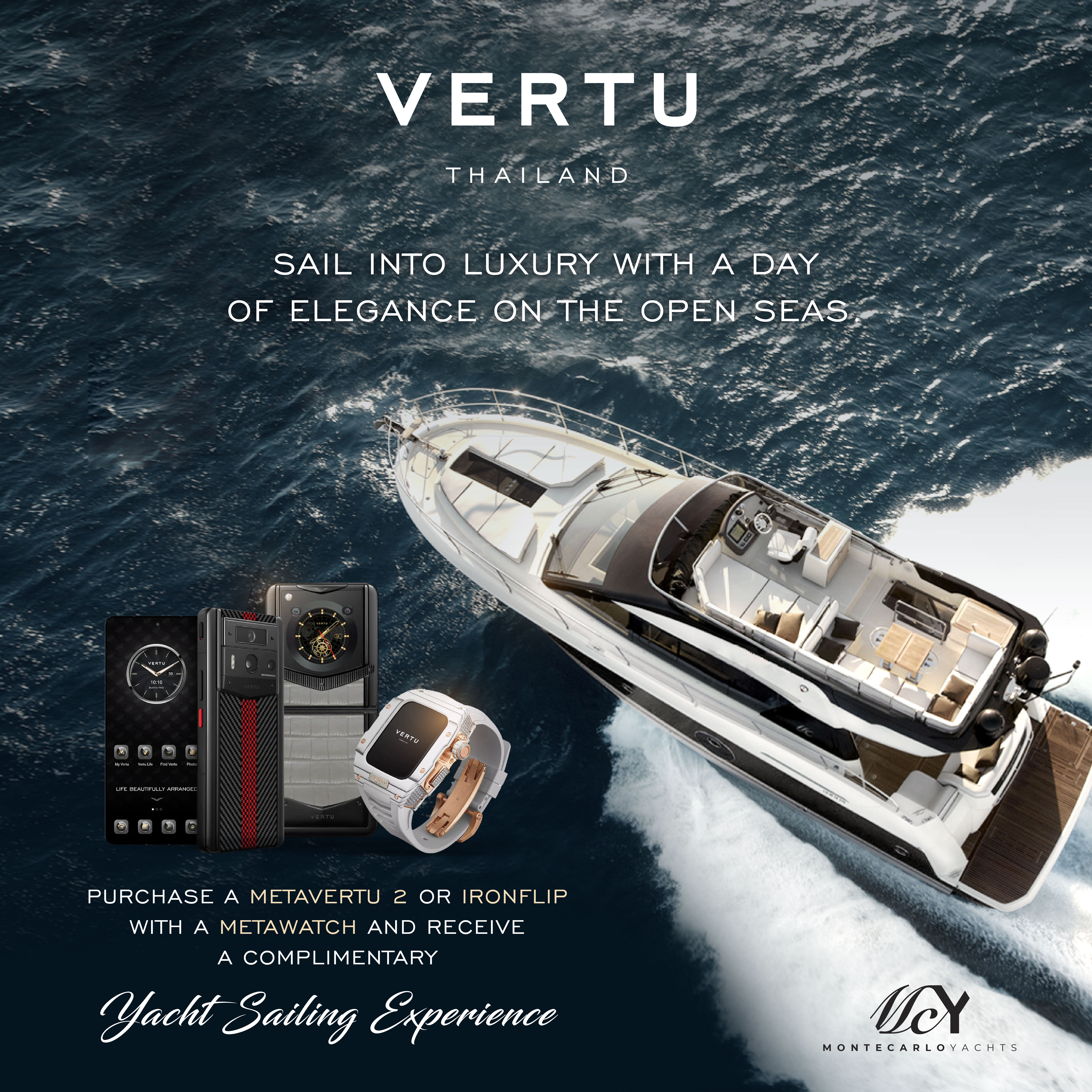 เปิดตัวแคมเปญ ‘VERTU Yacht Sailing Experience’ สุดเอ็กซ์คลูซีฟ