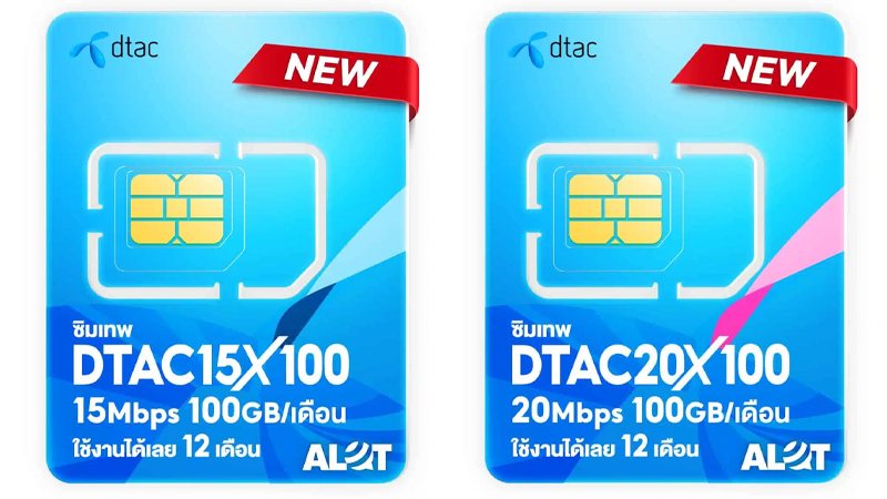 รวมซิมเน็ตรายปีดีแทค ไม่ลดสปีด เล่นไม่อั้น ซิมรายปีดีแทค ซิมเทพ dtac ไม่ลดสปีดปี 2024 2