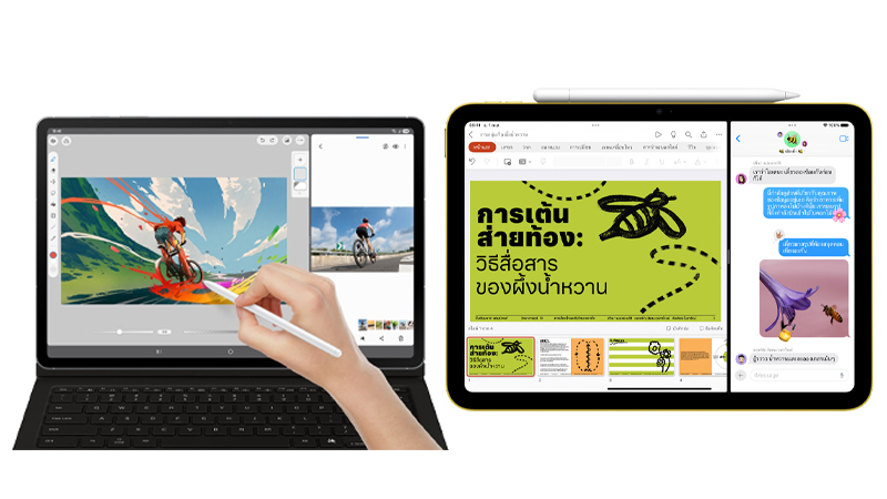 เทียบ Samsung Galaxy Tab S10 FE vs iPad 11 (A16) ต่างกันแค่ไหน ซื้อรุ่น ...