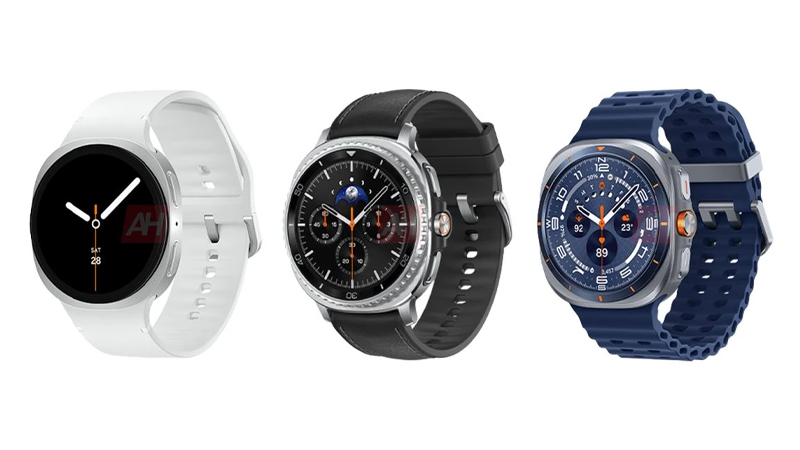หลุดภาพ Samsung Galaxy Watch 8 และ Galaxy Watch Ultra พร้อมสีและดีไซน์ใหม่