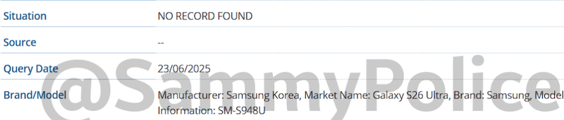 Samsung Galaxy S26 Ultra และ s26 Edge ปรากฏบนฐานข้อมูล IMEI เตรียมเปิดตัวต้นปี 2026 3