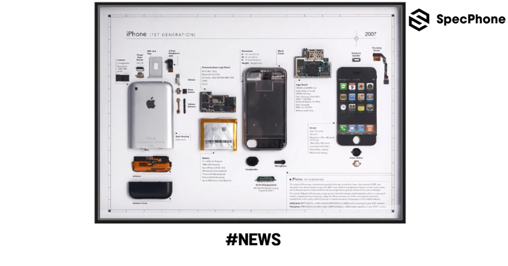 iPhone 2G รุ่นแรก ถูกนำมาแยกชิ้นส่วนใส่กรอบวางขายสำหรบนักสะสมในราคา 11,500 บาท 2025
