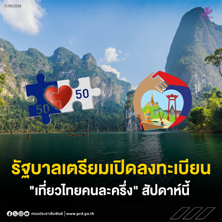 เช็คเงื่อนไขลงทะเบียนเที่ยวไทยคนละครึ่ง 2568 ลงทะเบียนวันไหน ที่ไหน ยังไง 2025 1