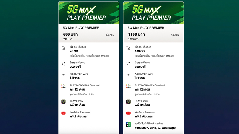 โปรย้ายค่ายมา AIS ดูพรีเมียร์ลีก 2025/26 พร้อมความบันเทิงจาก Monomax ราคา สมัคร 2025 1