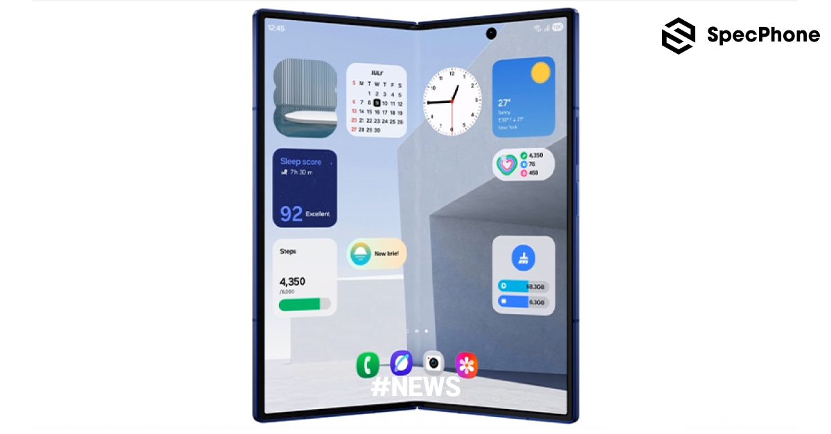 Samsung Galaxy Z Fold 8 เตรียมท้าชน iPhone พับได้ด้วยหน้าจอไร้รอยพับระดับเดียวกันในปี 2026